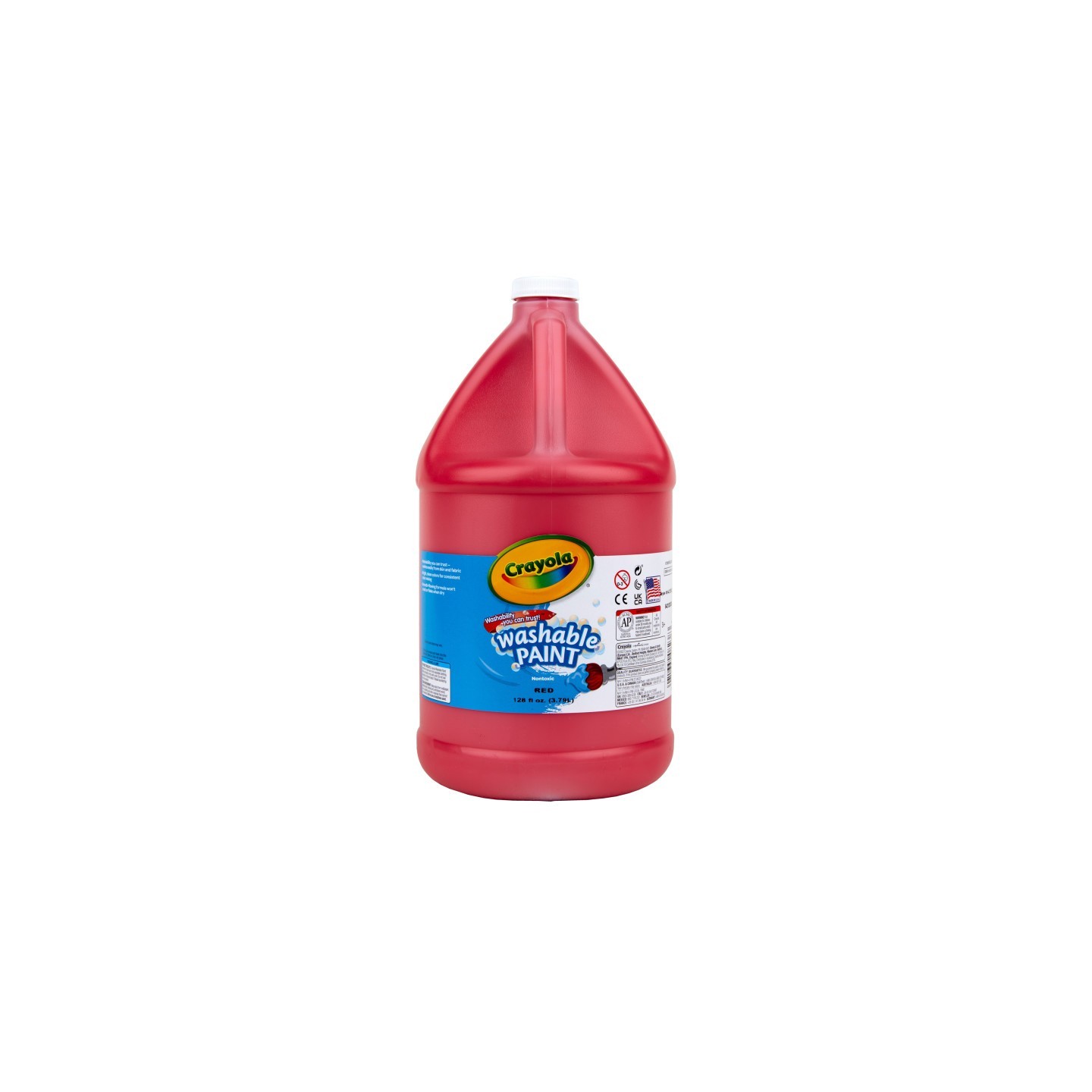 Crayola® Washable Paint, Red, Gallon