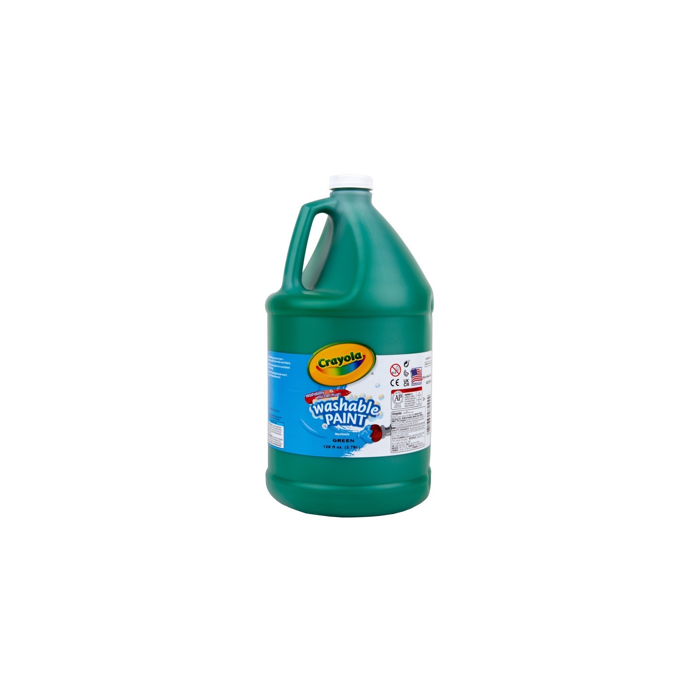 Crayola® Washable Paint, Green, Gallon