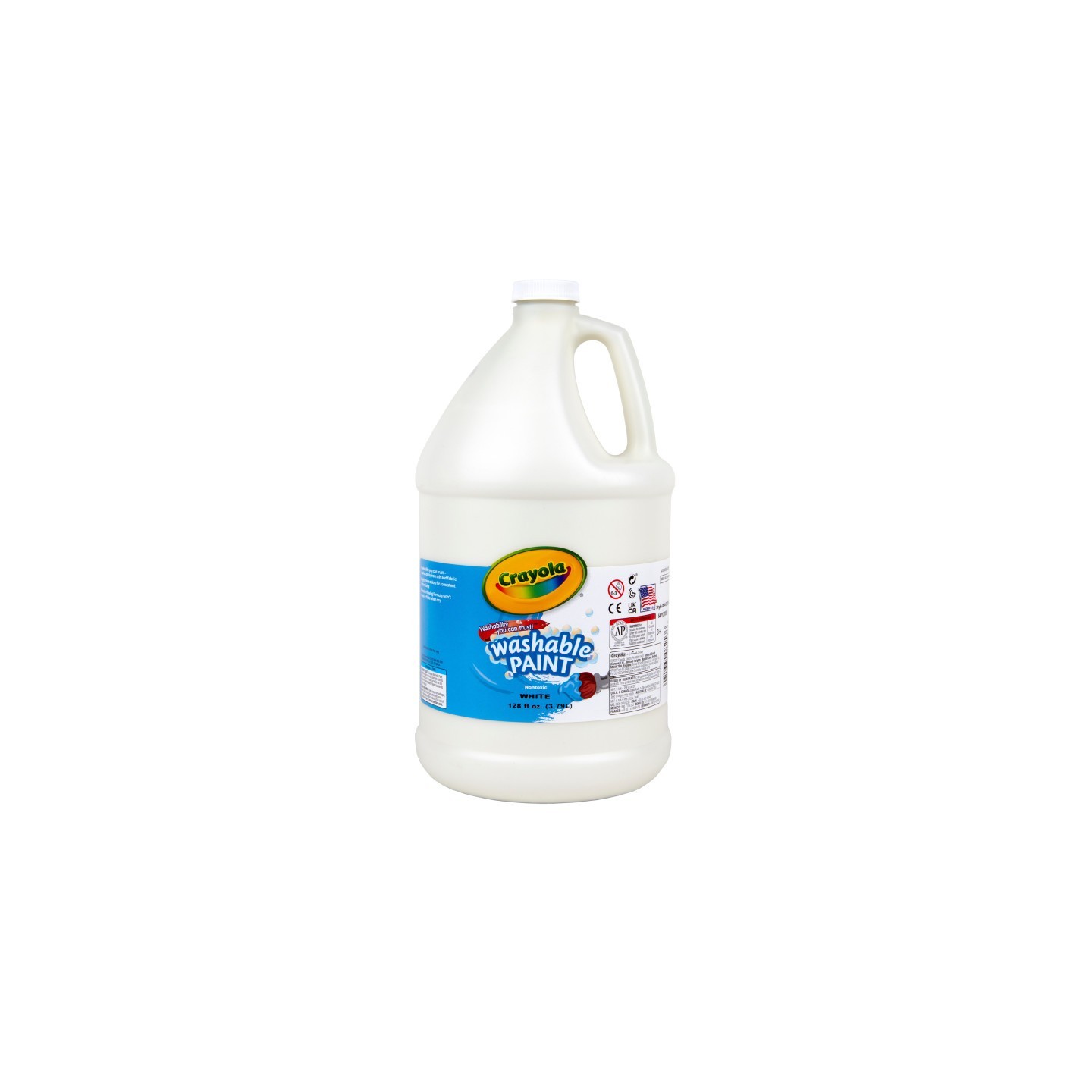 Crayola® Washable Paint, White, Gallon