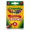 Crayola® Crayons, Regular Size, 8 Colors