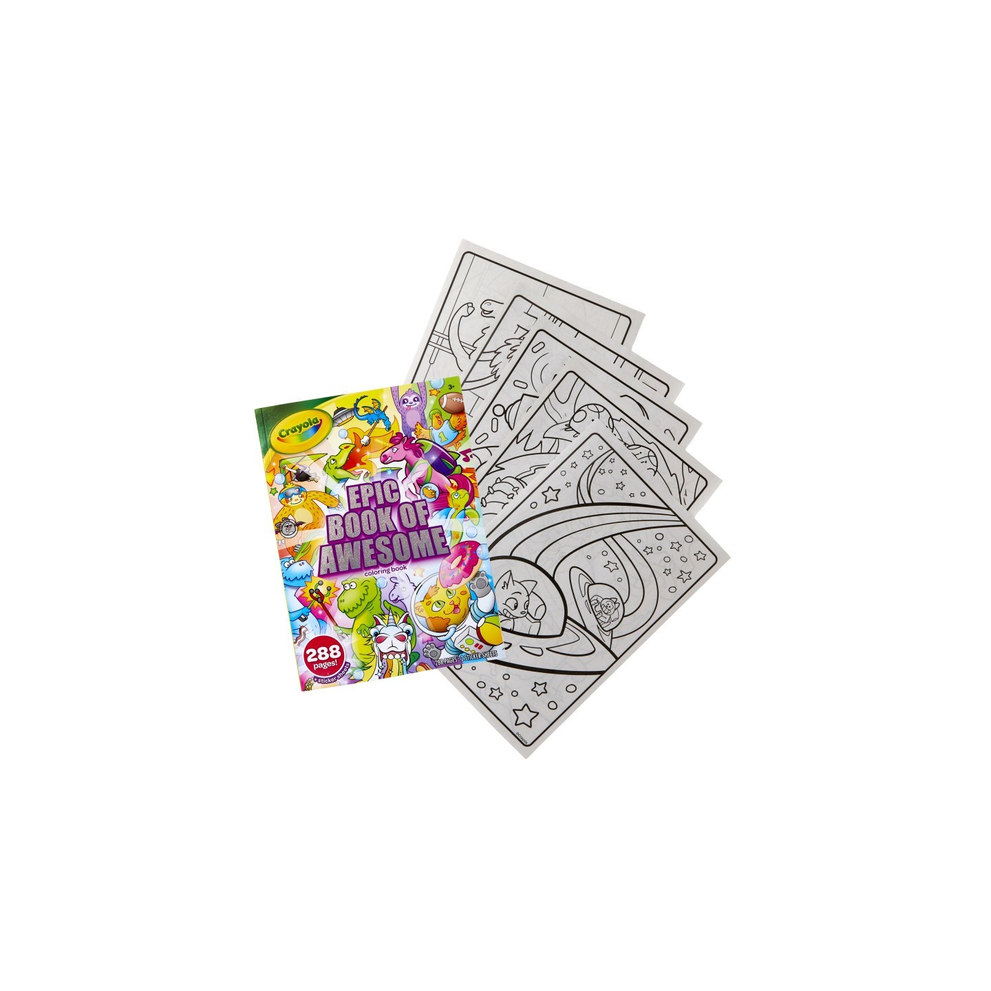 Crayola® Epic Book of Awesome 288-Page Coloring Book