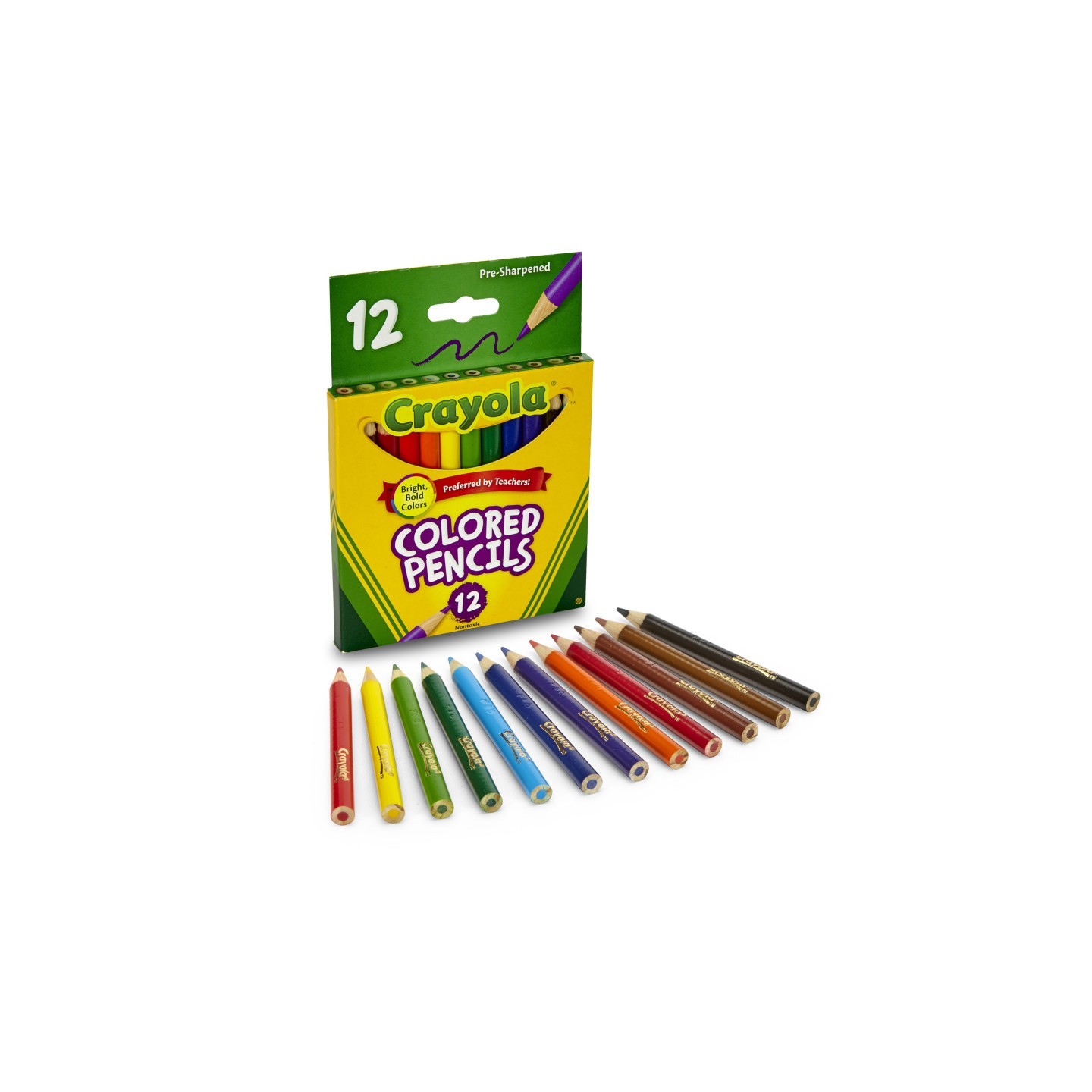 Crayola® Short Colored Pencils, Pack of 12