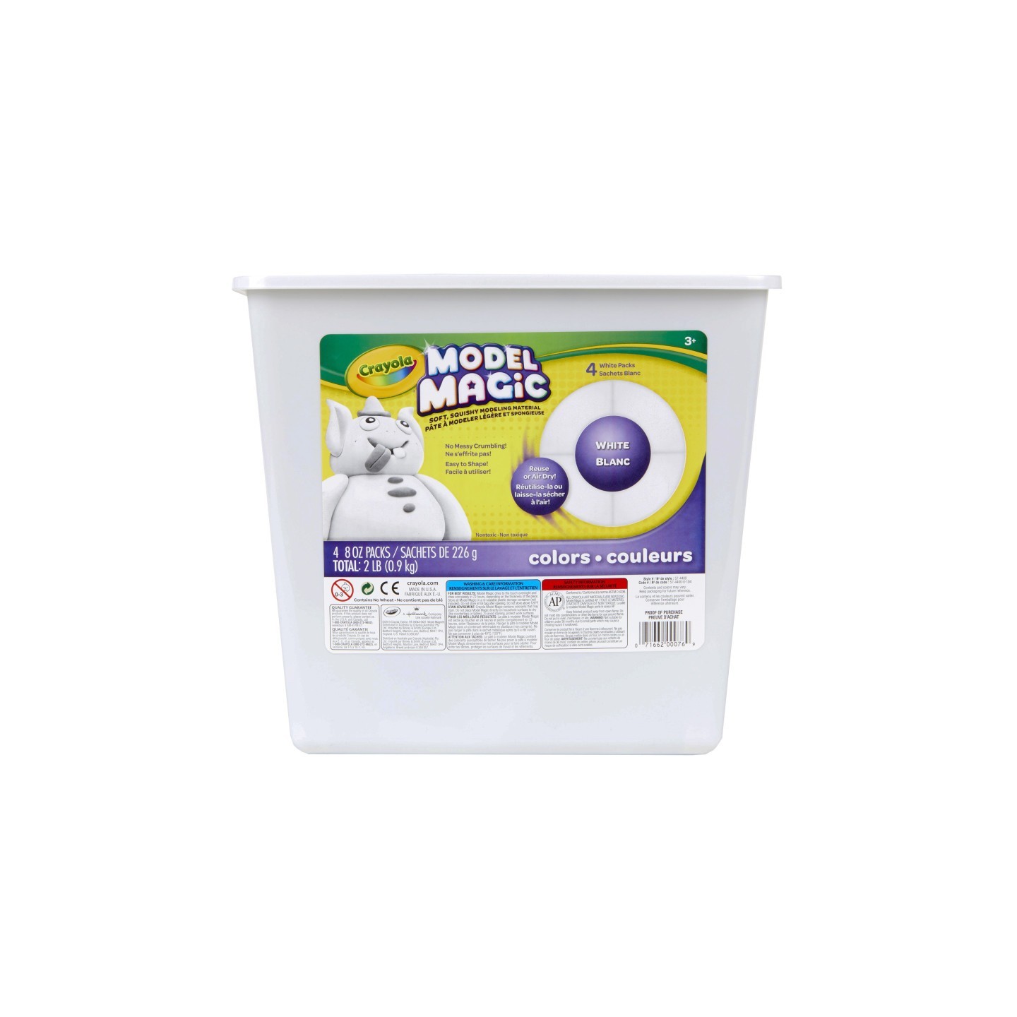 Crayola® Model Magic® Modeling Compound, White, 2 lb. Tub