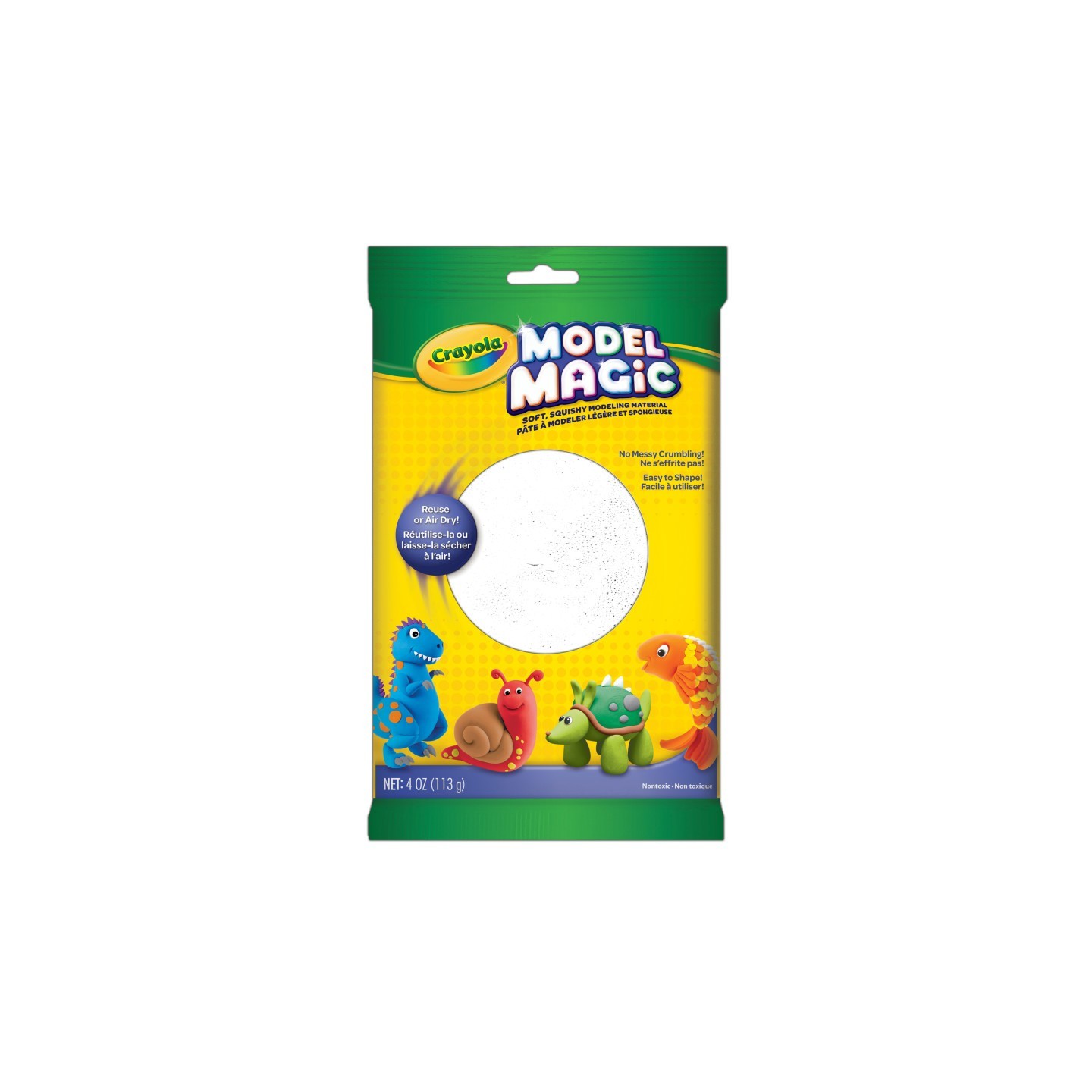 Crayola® Model Magic® Modeling Compound, White, 4 oz. Pouch