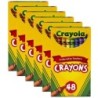 Crayola® Crayons, Regular Size, 48 Per Box, 6 Boxes