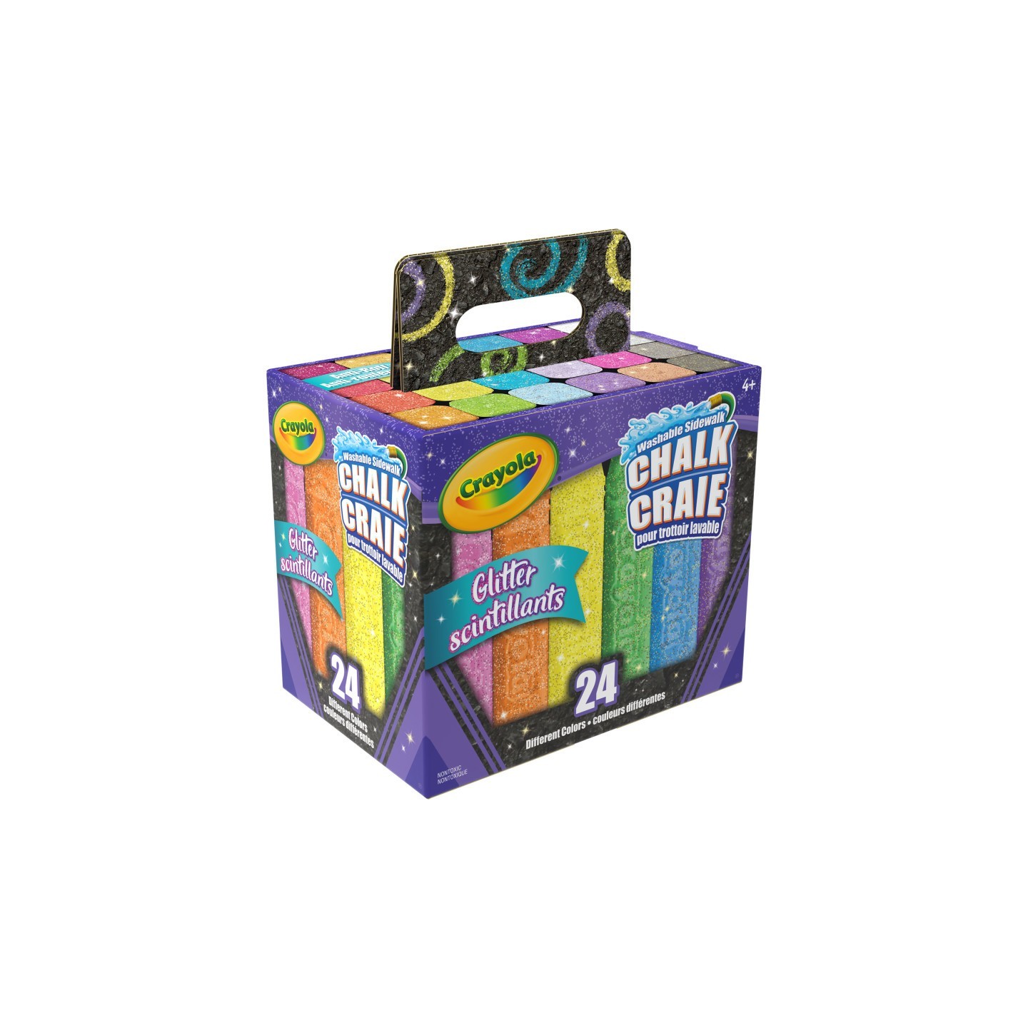 Crayola® Glitter Chalk, 24 Count
