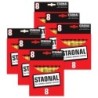 Crayola® Staonal® Marking Crayons, Red, 8 Per Pack, 6 Packs