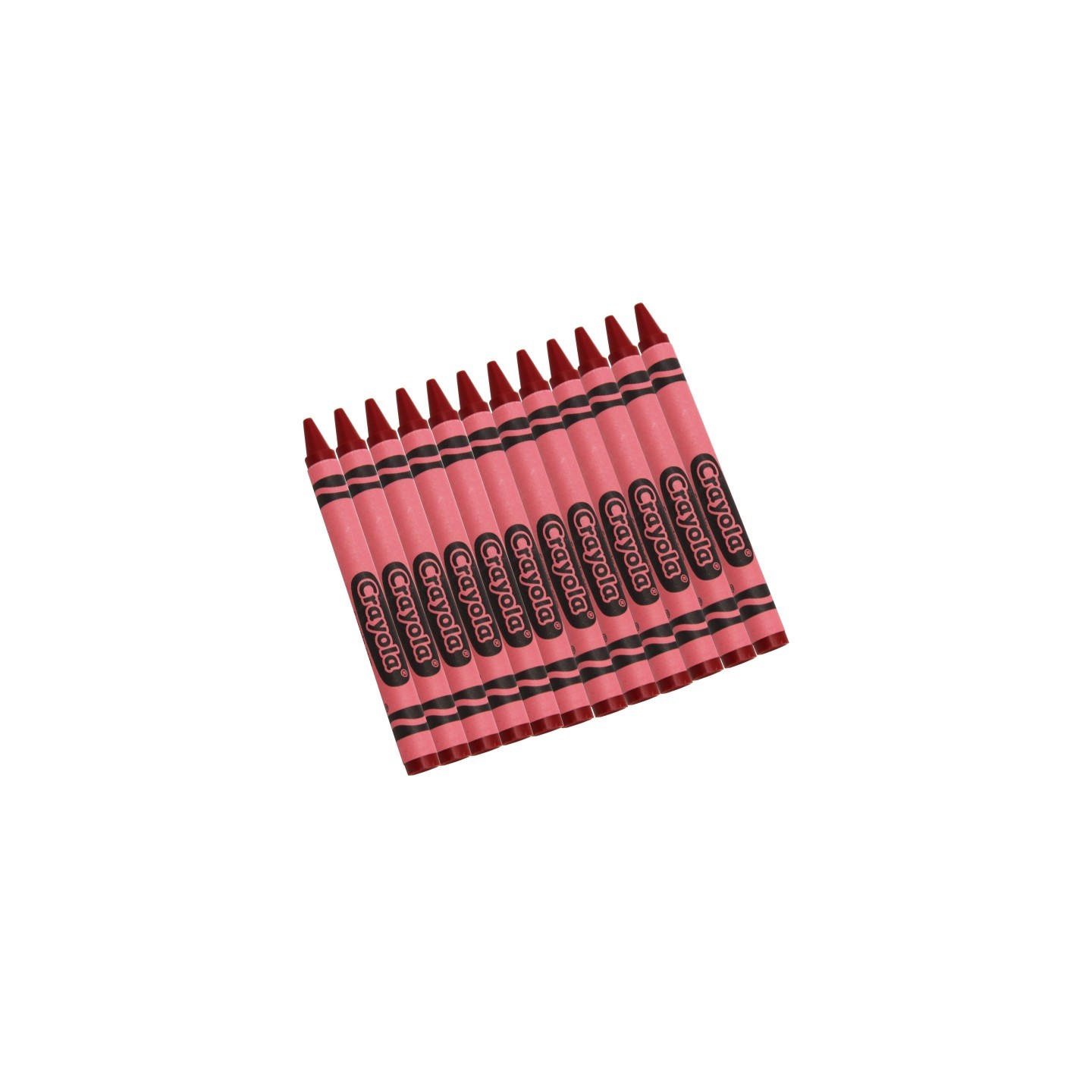 Crayola® Single Color Bulk Crayons, Regular Size, Red, 12 Count