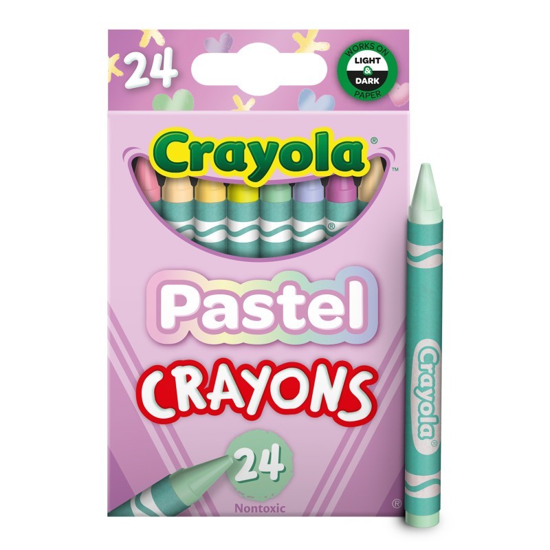 Crayola® Pastel Crayons, 24 Colors