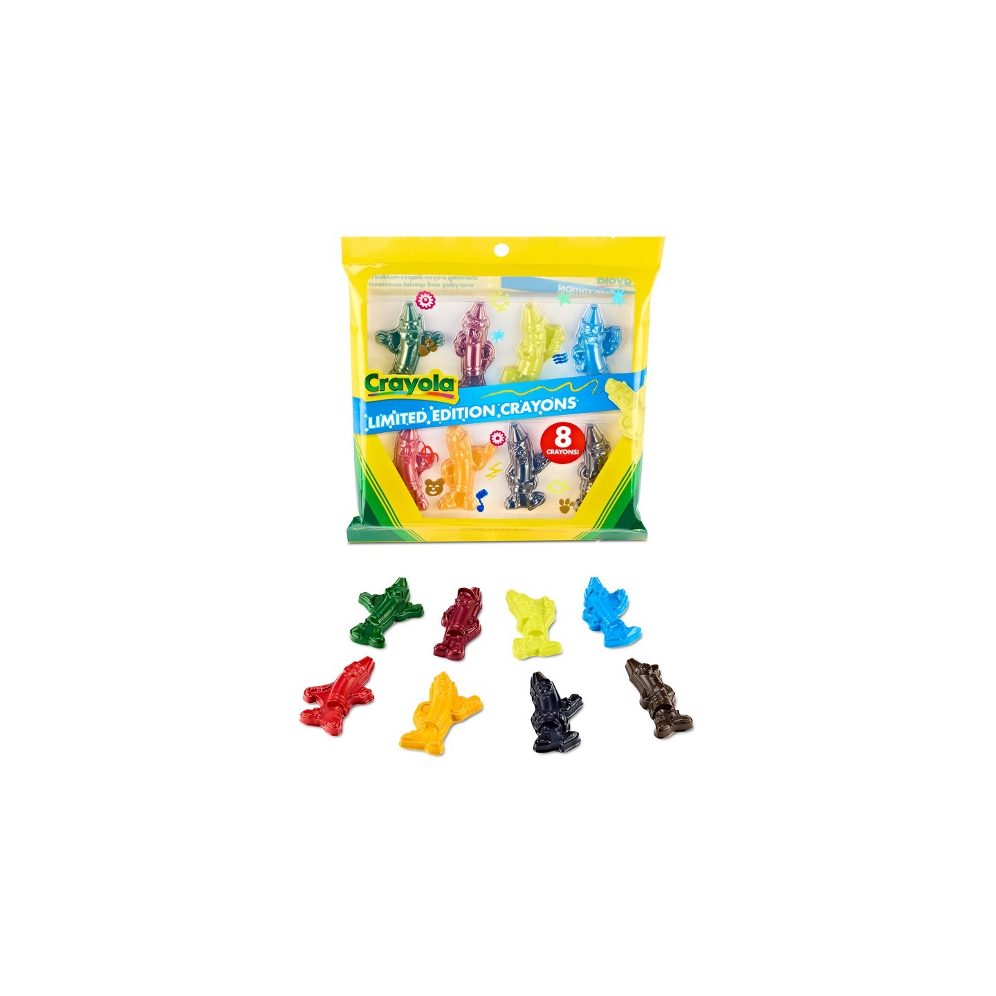 Crayola® Tips Character ShapesLimited Edition Crayons, 8 Count