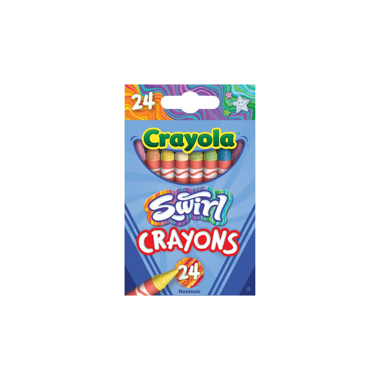 Crayola® SWIRL Crayons, 24 Count