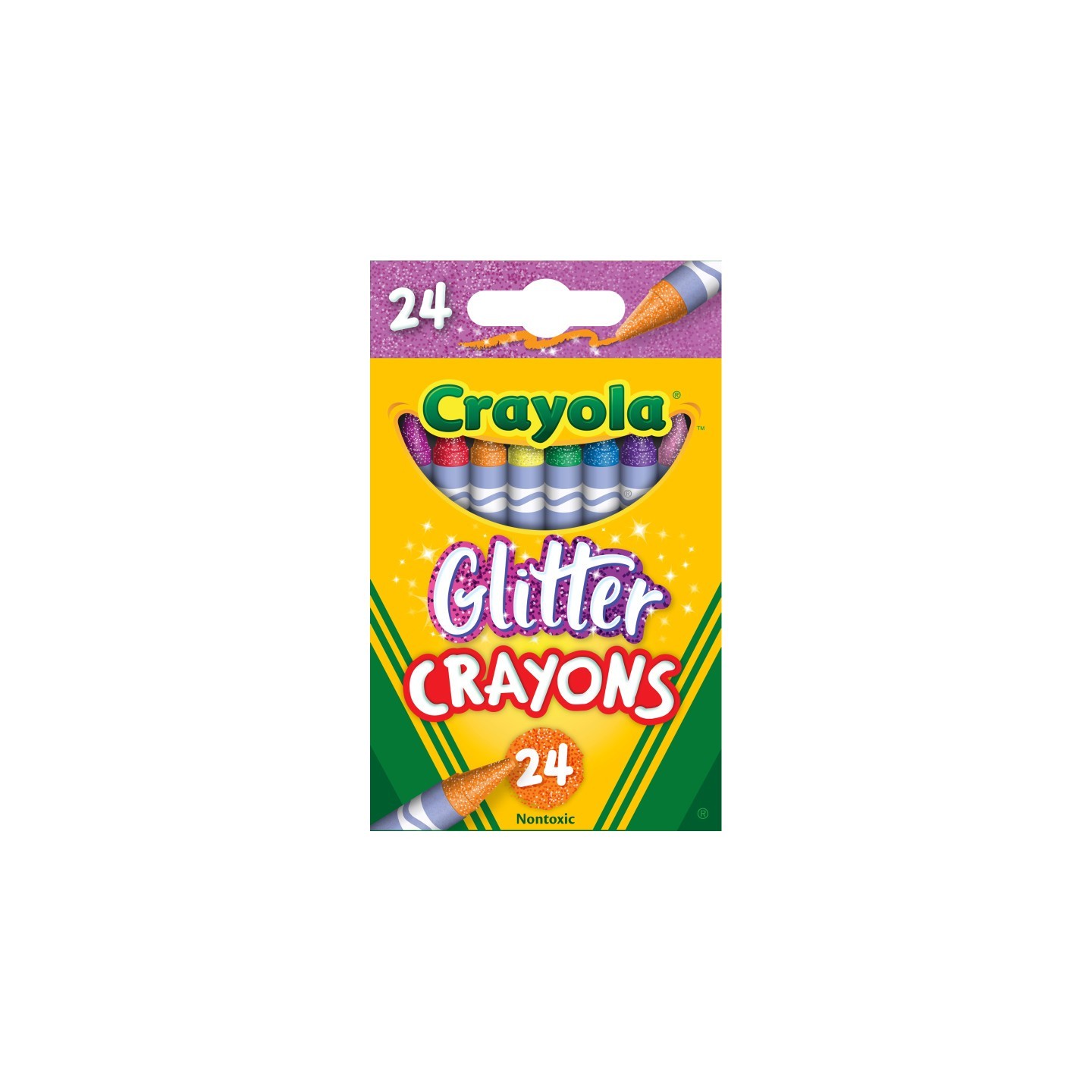 Crayola® Glitter Crayons, 24 Colors