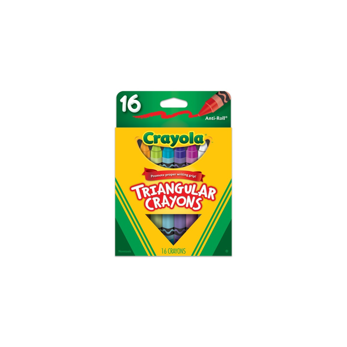 Crayola® Triangular Crayons, 16 Count