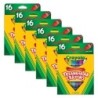 Crayola® Triangular Crayons, 16 Per Box, 6 Boxes