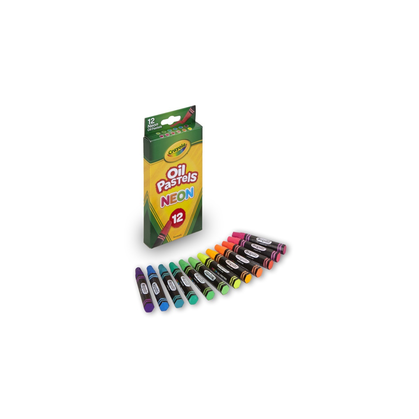 Crayola® Oil Pastels, Neon, Pack of 12