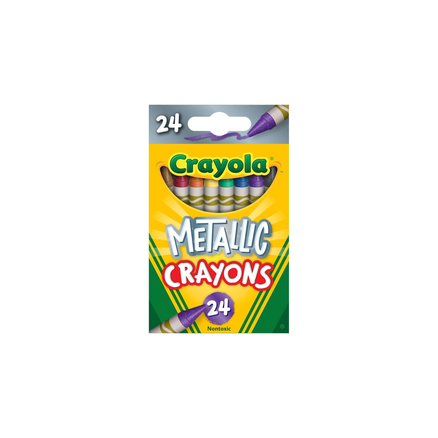 Crayola® Metallic Crayons, 24 Colors