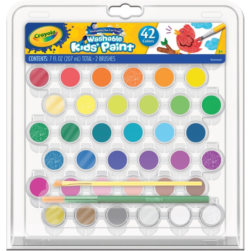 Crayola® Washable Kids Paint, 42 Count