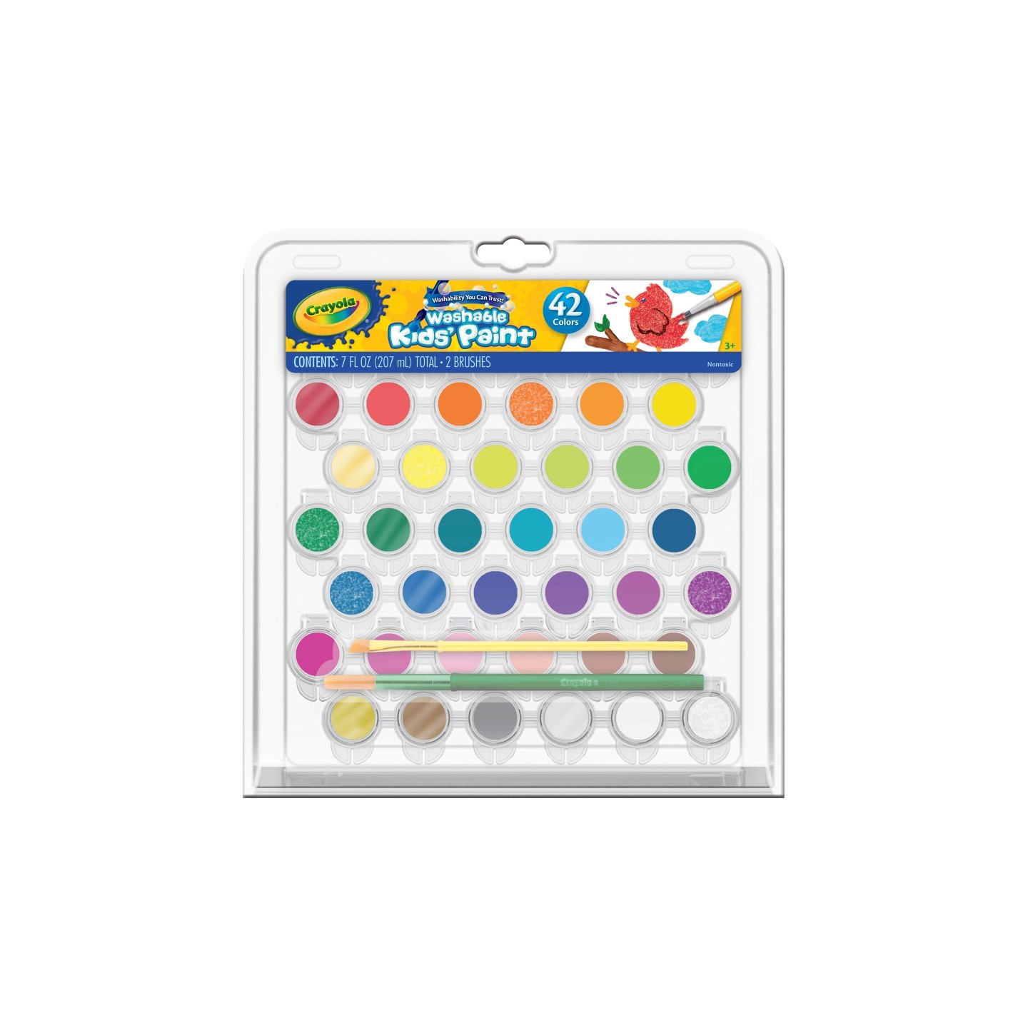 Crayola® Washable Kids Paint, 42 Count