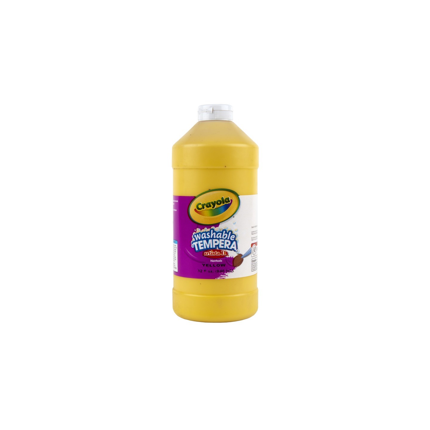 Crayola® Artista II Washable Tempera Paint, 32 oz, Yellow