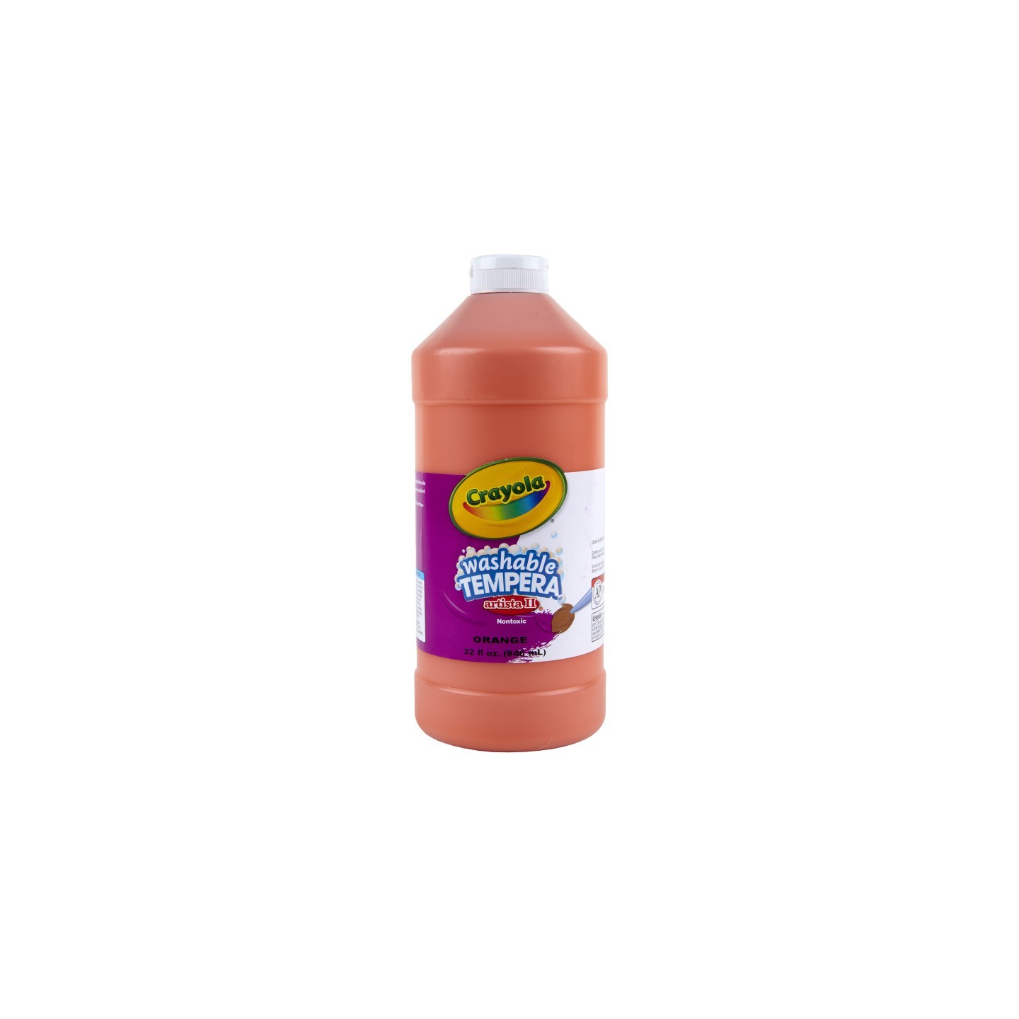 Crayola® Artista II Washable Tempera Paint, 32 oz, Orange