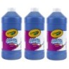 Crayola® Artista II Washable Tempera Paint, 32 oz, Blue, Pack of 3