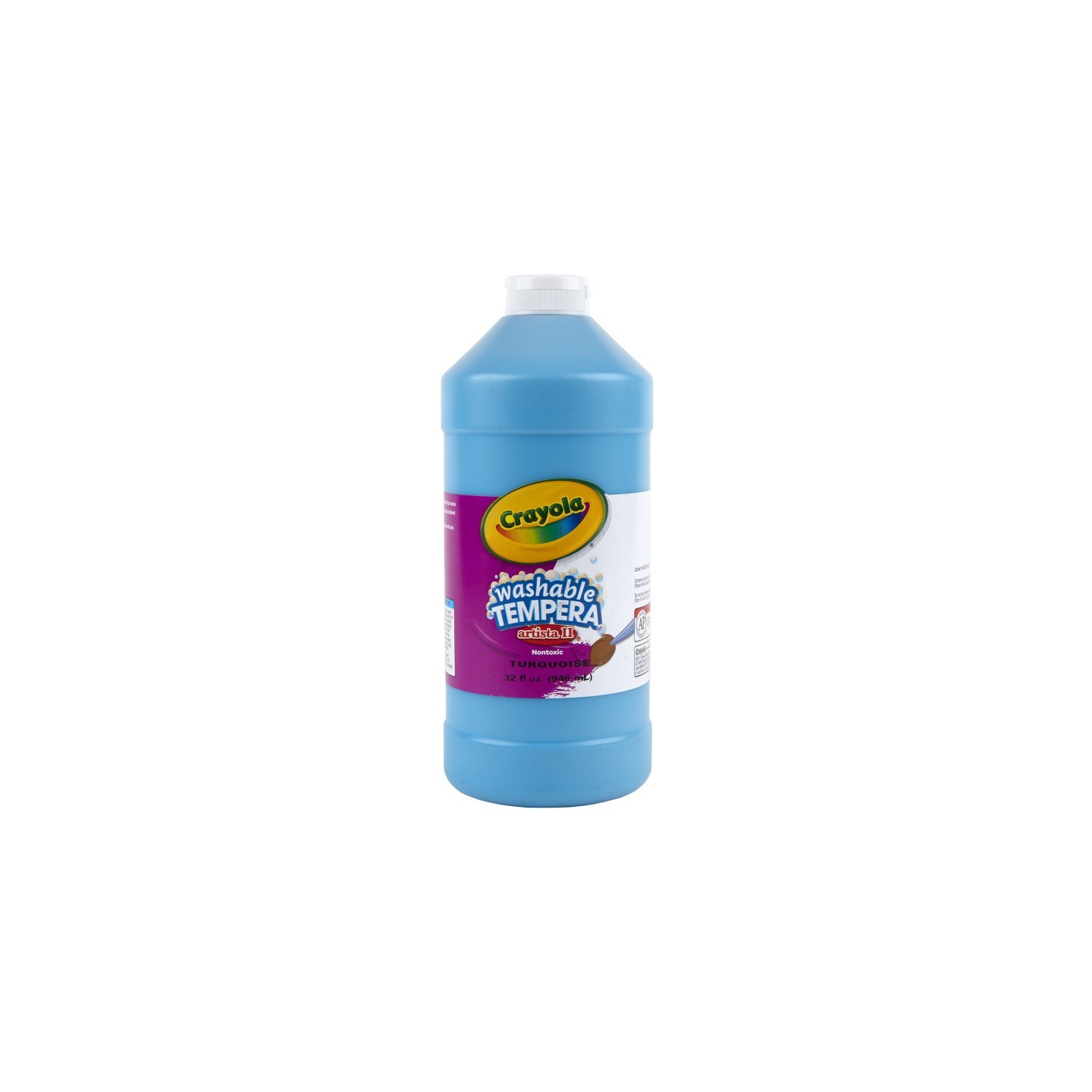 Crayola® Artista II Washable Tempera Paint, 32 oz, Turquoise