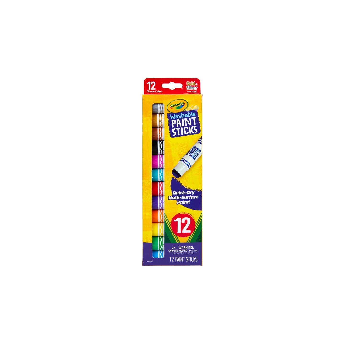 Crayola® 12ct Washable Paint Sticks