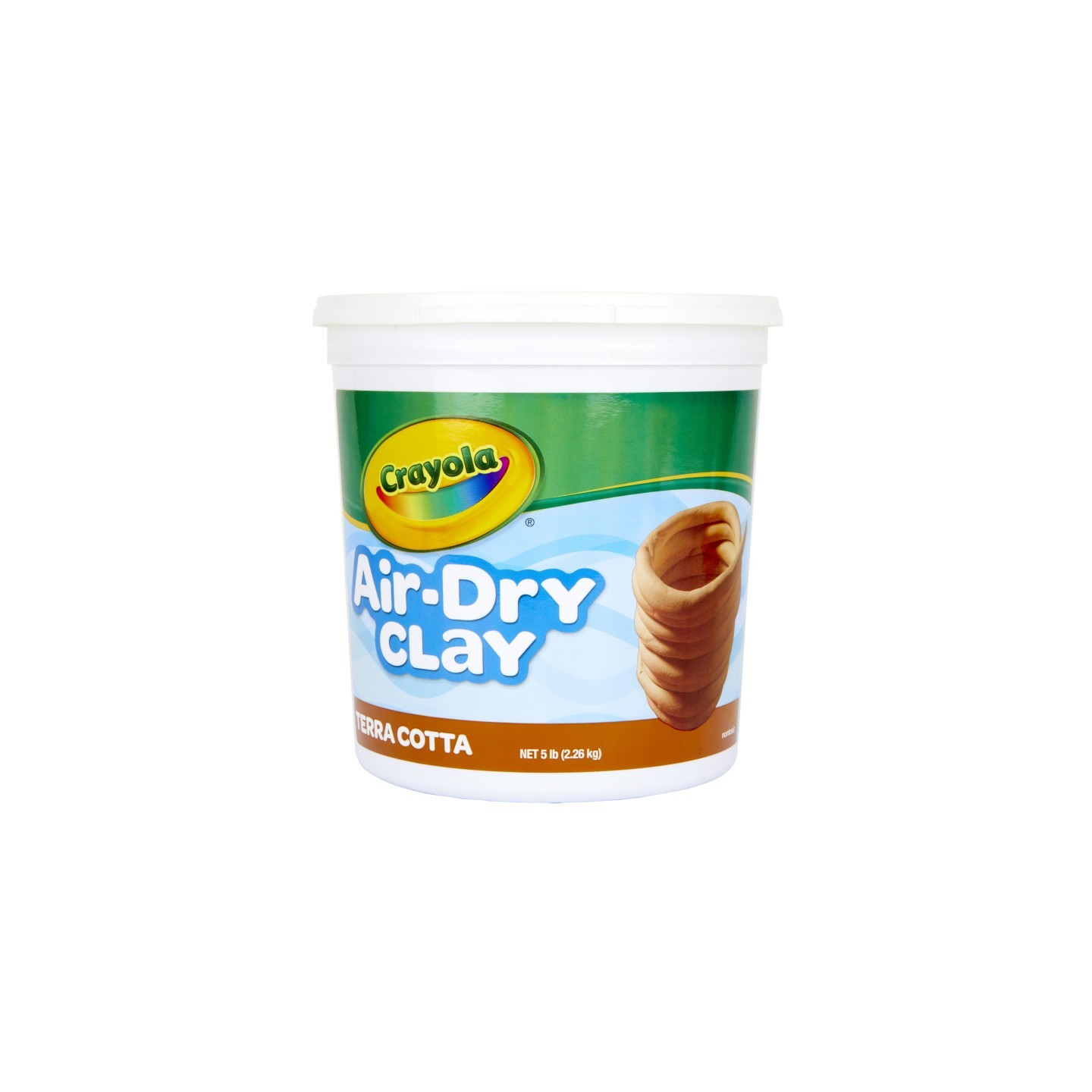 Crayola® Air-Dry Clay, 5 lb. Tub, Terra Cotta