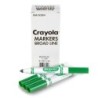Crayola® Bulk Markers, Conical Tip, Green, 12 Count