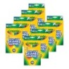 Crayola® Ultra-Clean Markers, Fine Line, Classic Colors, 10 Per Pack, 8 Packs