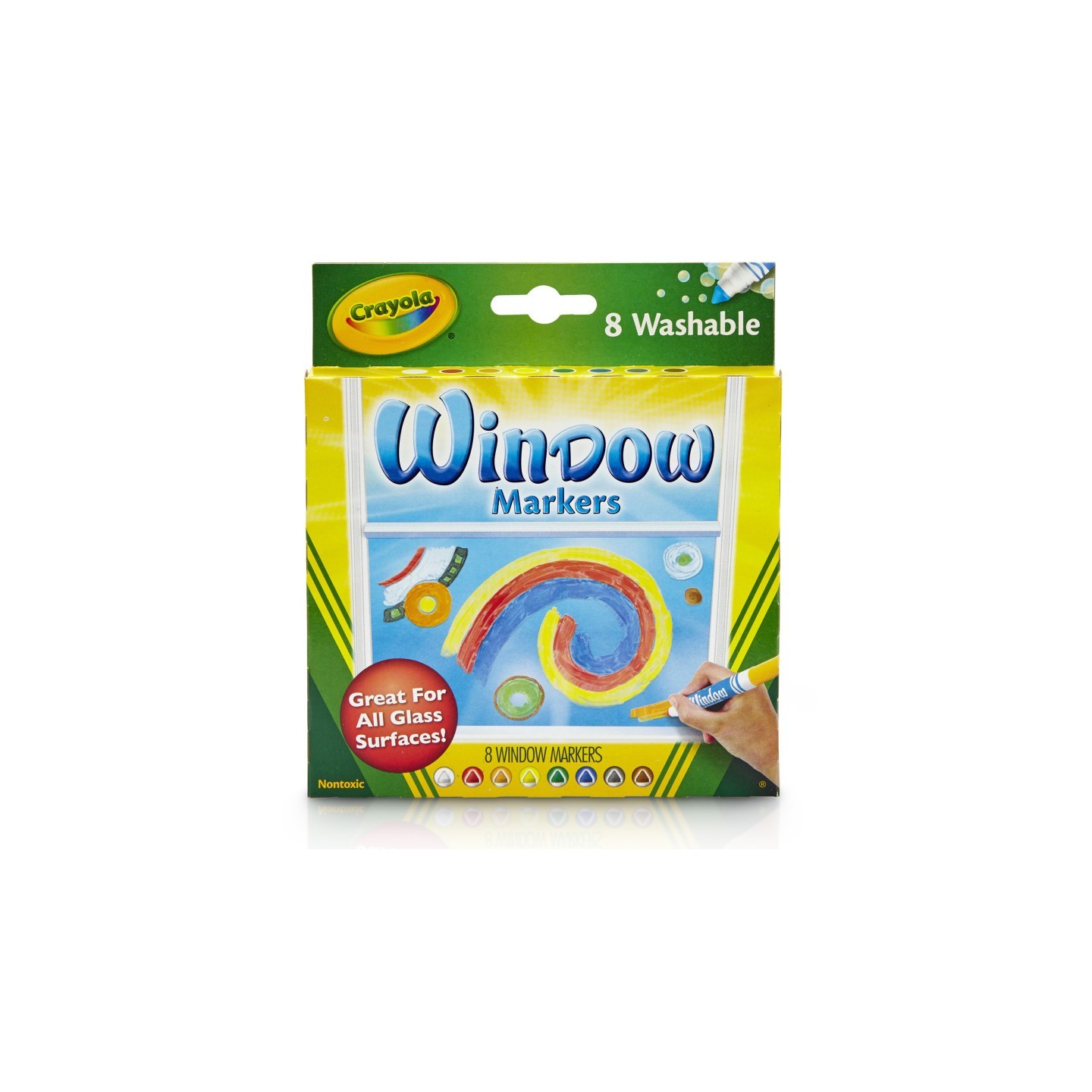 Crayola® Washable Window Markers, 8 Count