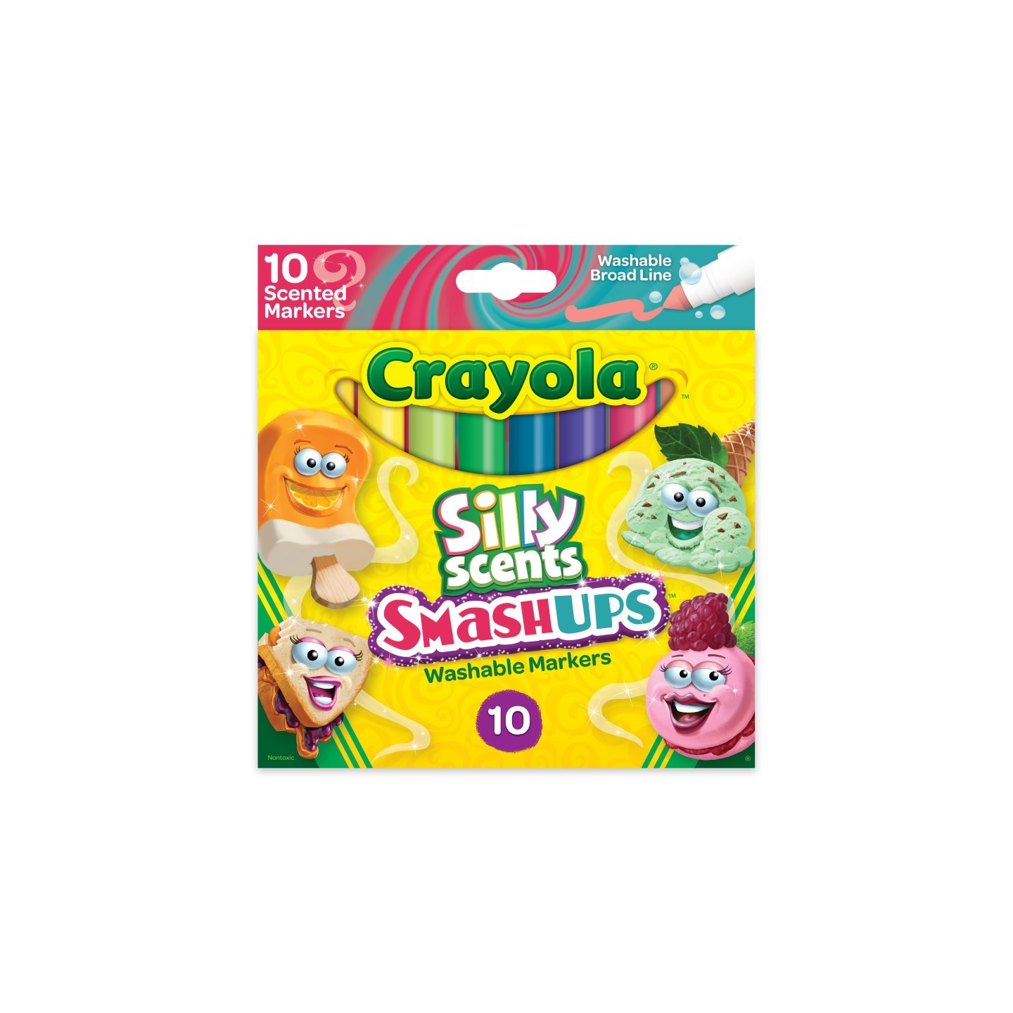 Crayola® Silly Scents™ Smash Ups Broad Line Washable Scented Markers, 10 Count