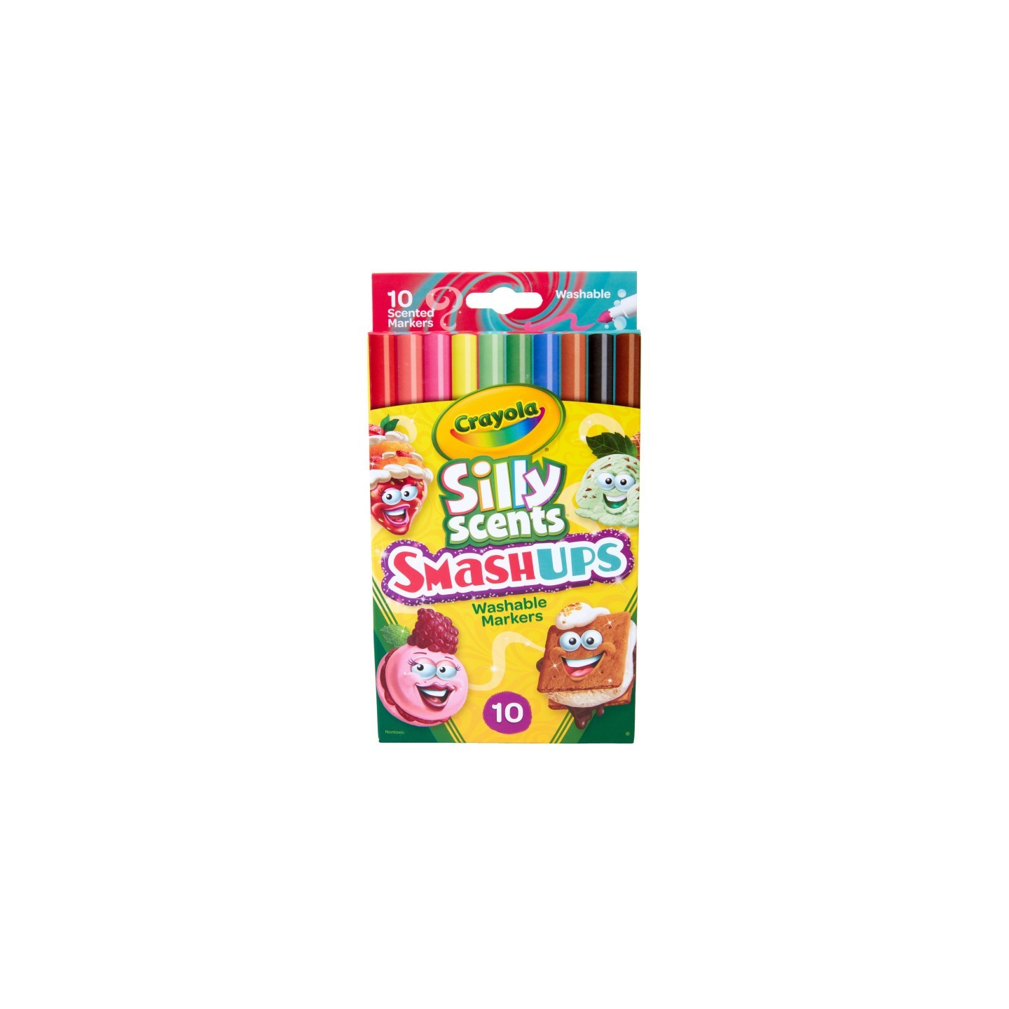 Crayola® Silly Scents™ Smash Ups Slim Washable Scented Markers, 10 Count