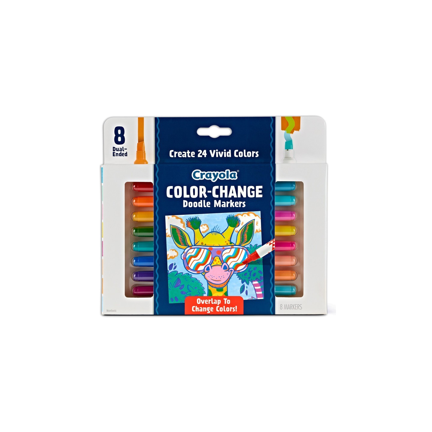Crayola® Doodle & Draw Color Change Doodle Marker, 8 Count