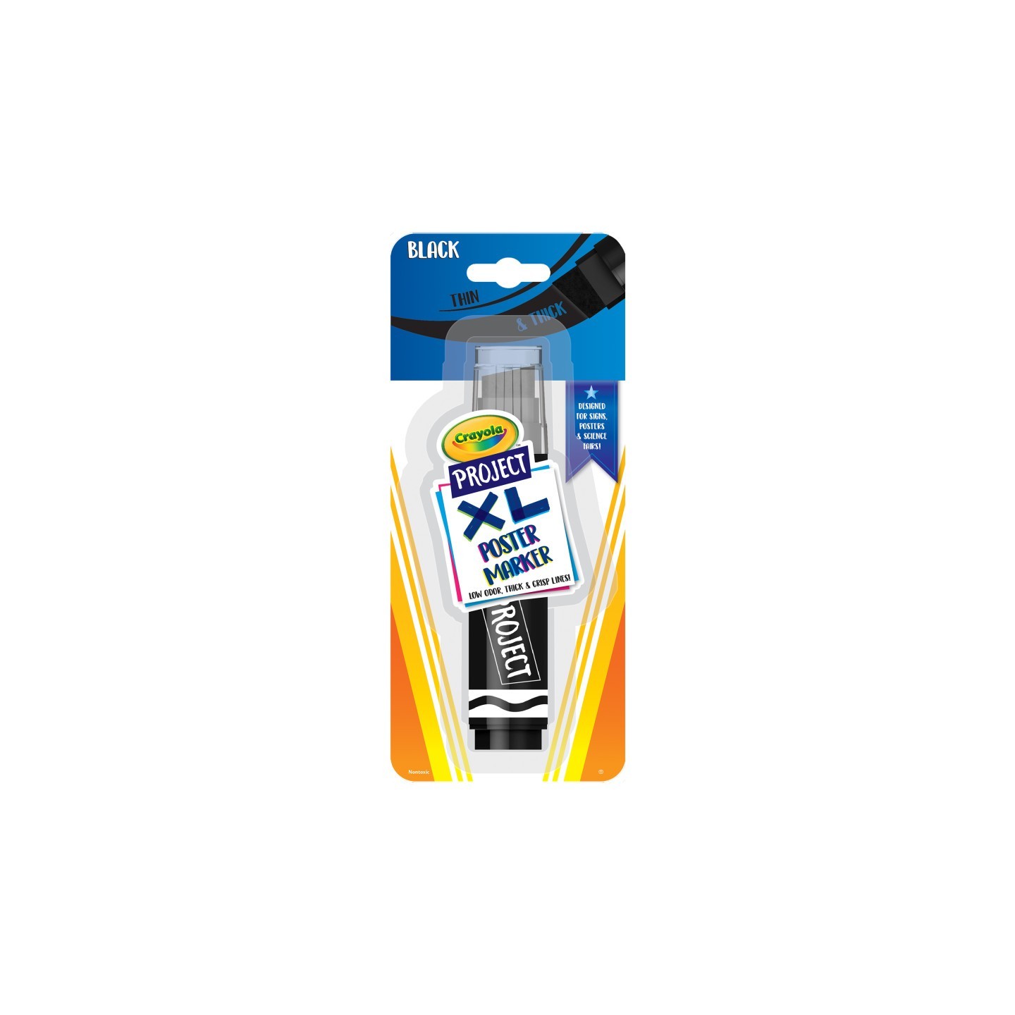Crayola® Project XL Poster Marker, Black, Single