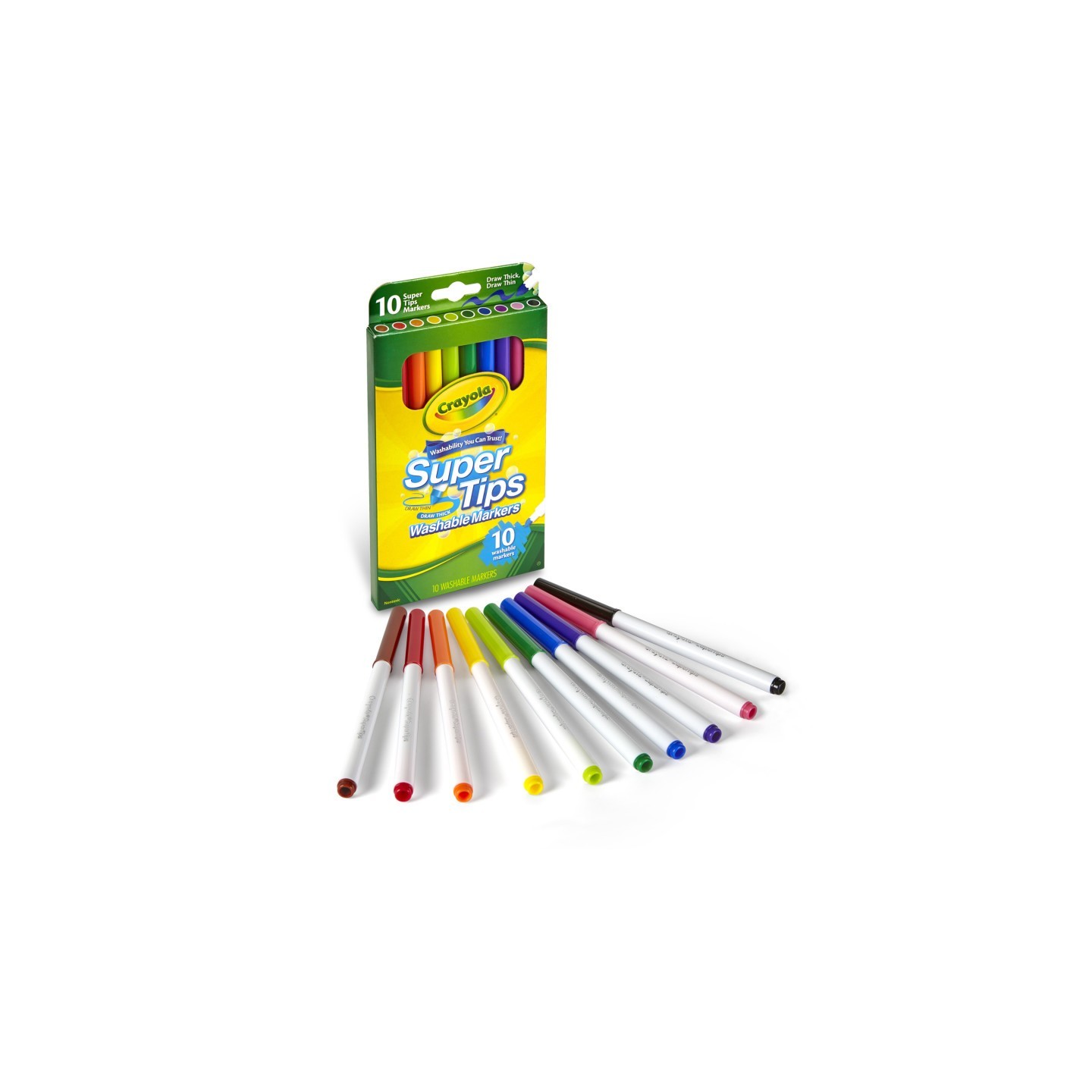 Crayola® Washable Super Tips Markers, Pack of 10