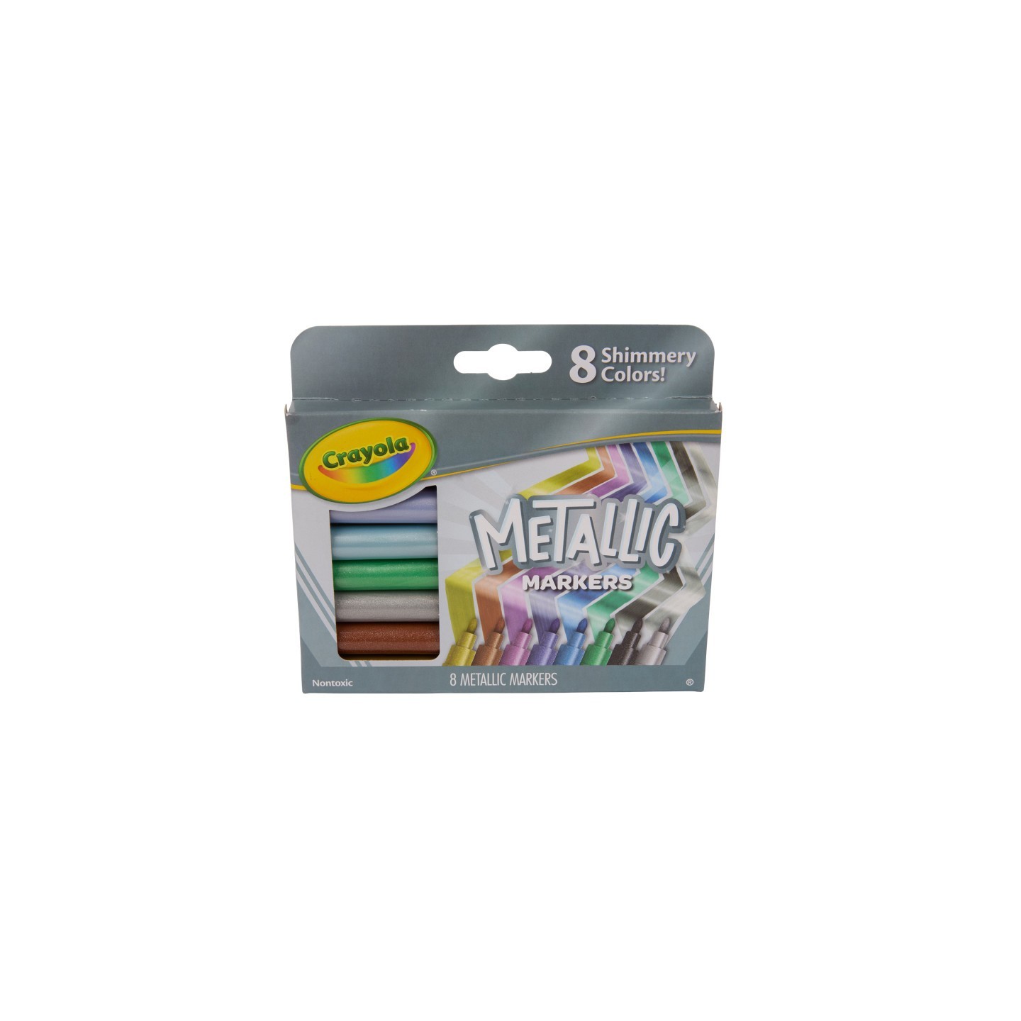 Crayola® Metallic Markers, 8 Per Pack