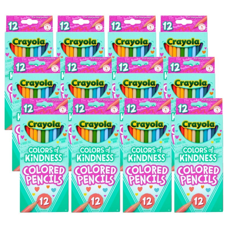 Crayola® Colors of Kindness Colored Pencils, 12 Per Pack, 12 Packs