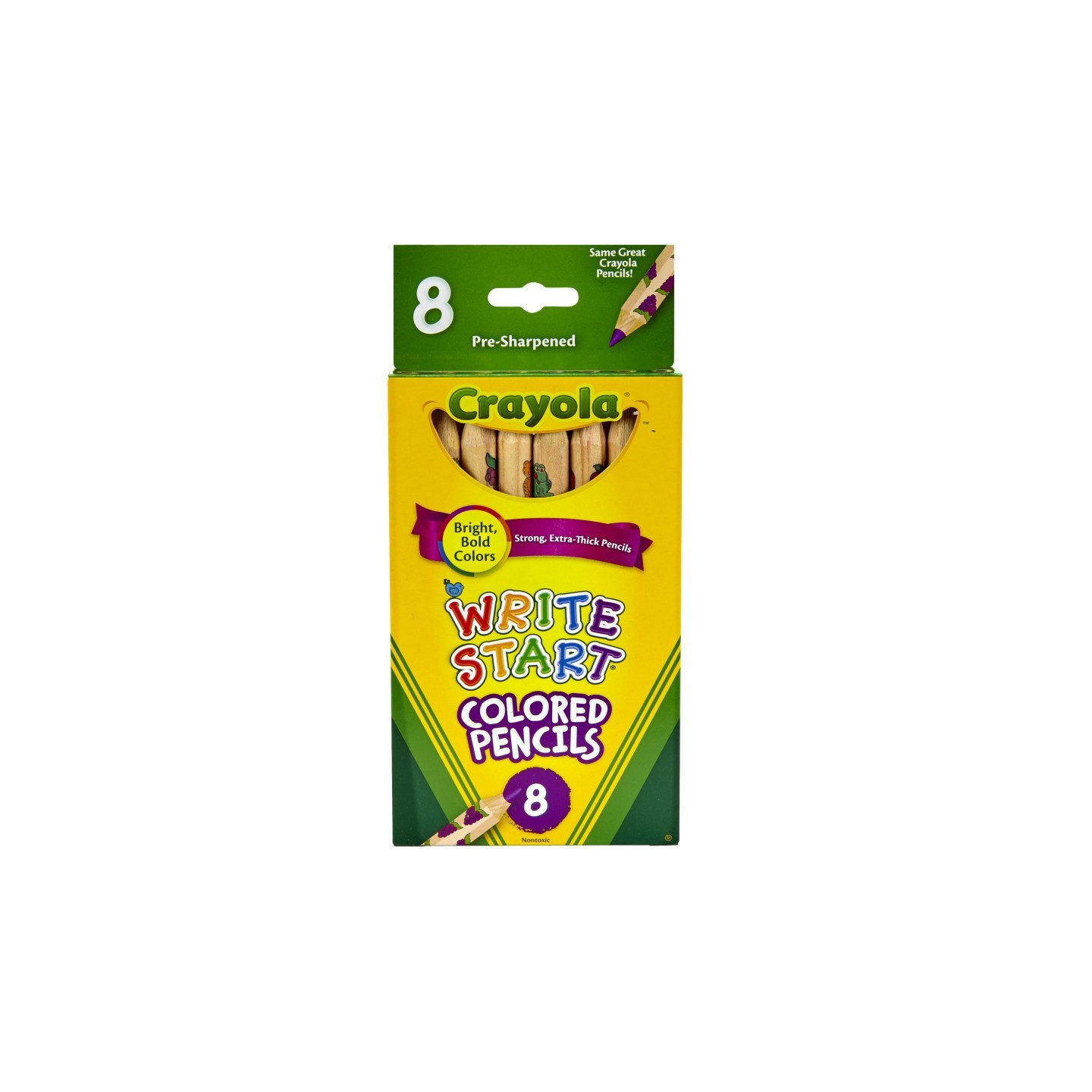 Crayola® Write Start® Colored Pencils, 8 Colors