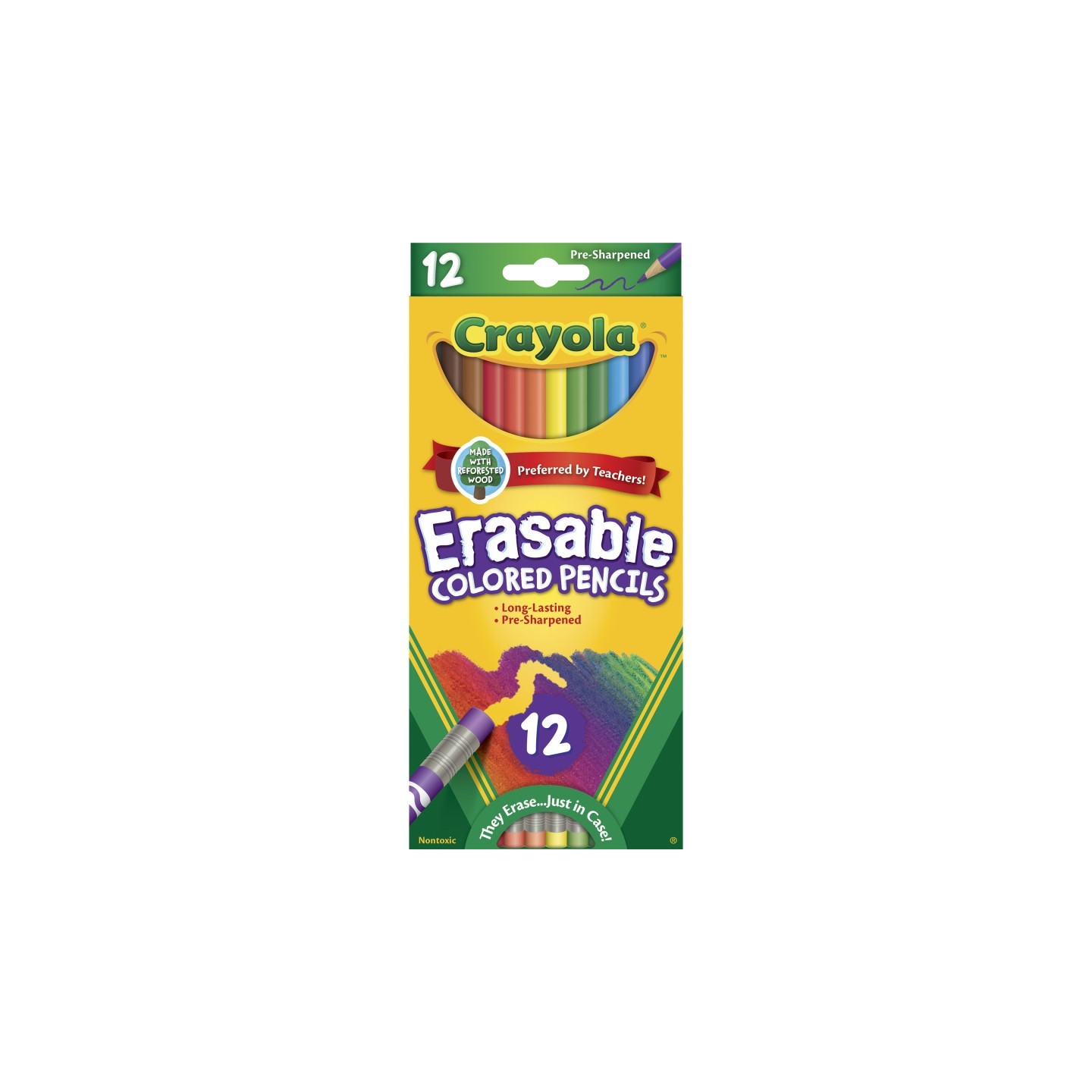Crayola® Erasable Colored Pencils, 12 Count