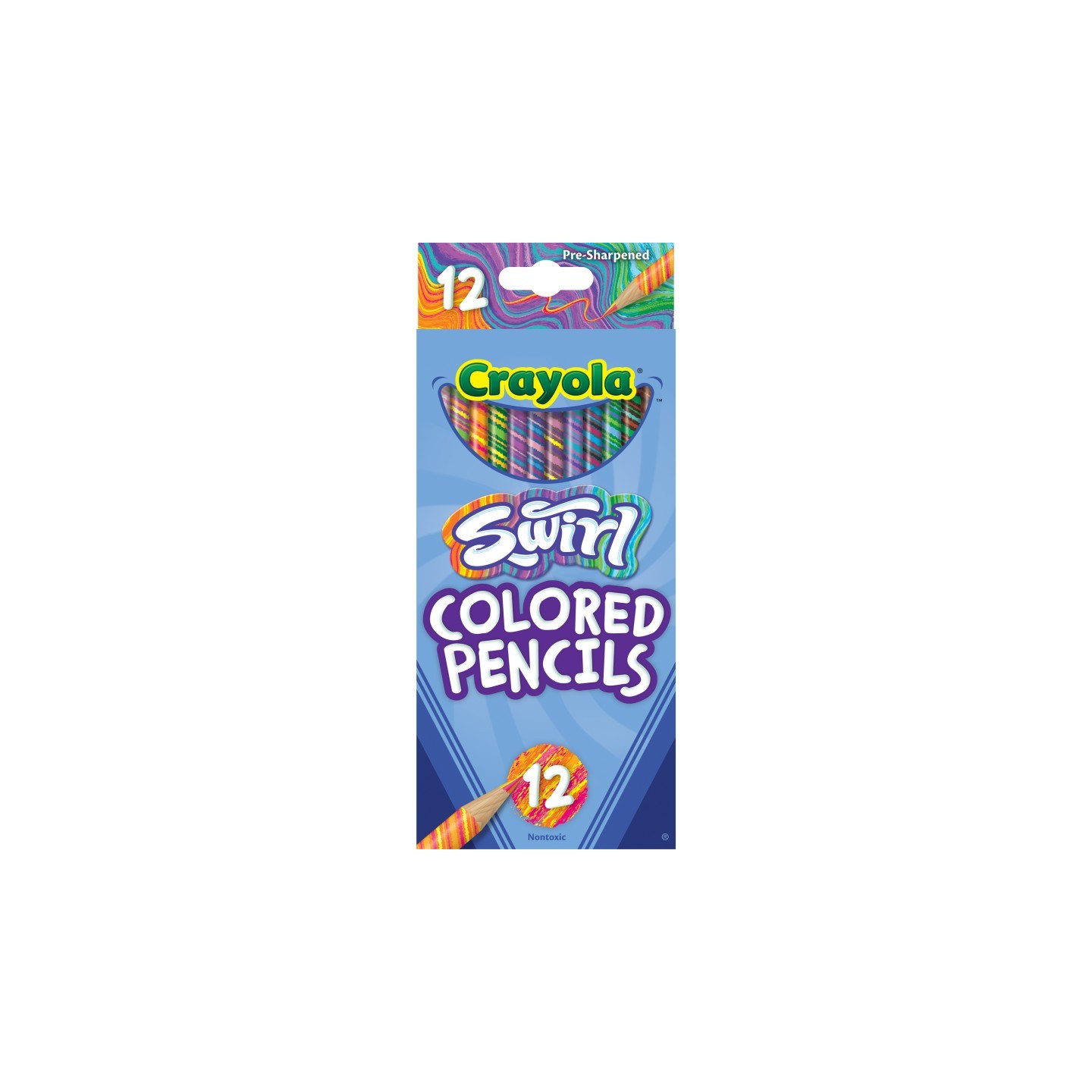 Crayola® SWIRL Colored Pencils, 12 Count