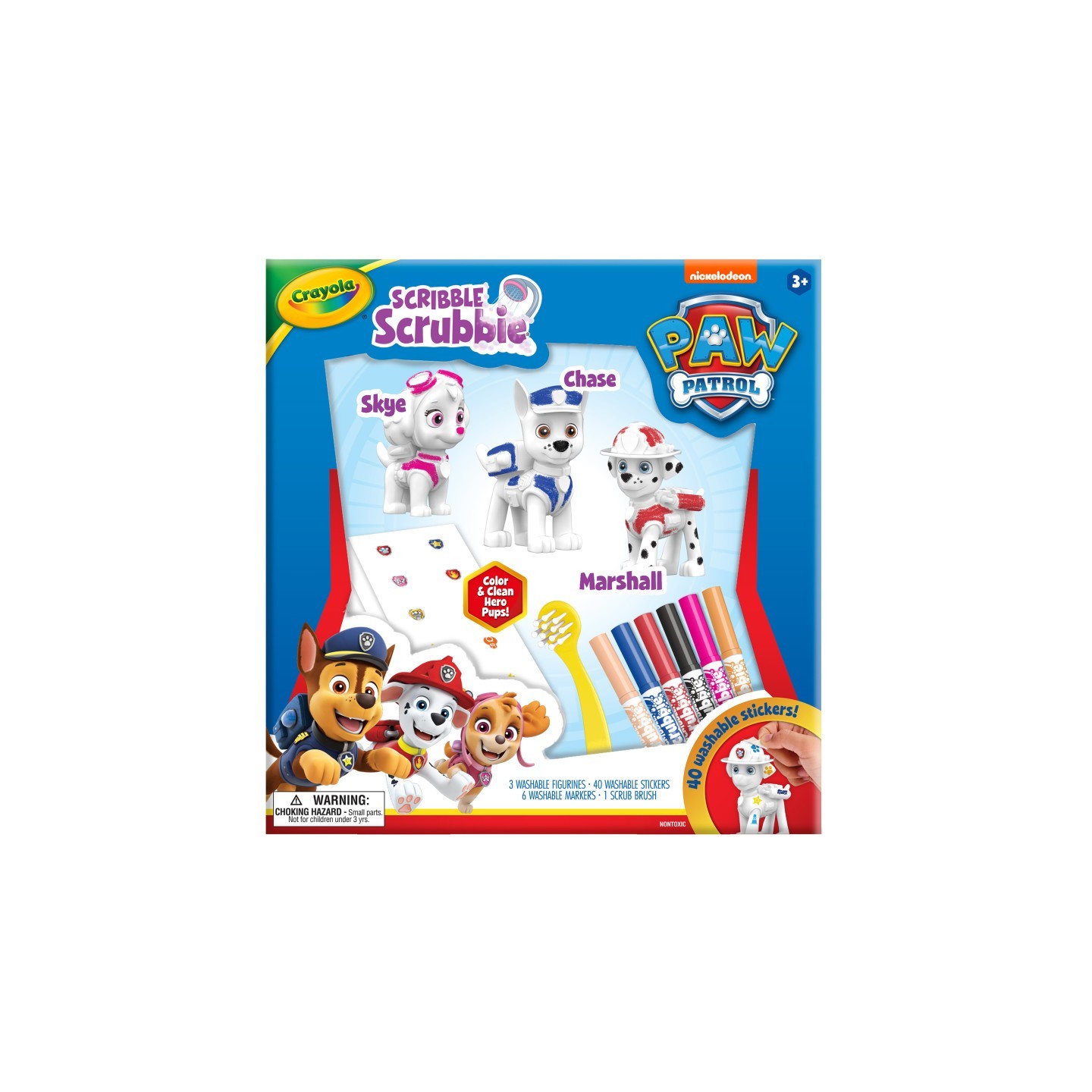 Crayola® Scribble Scrubbie Paw Patrol 3 Count Deluxe Set
