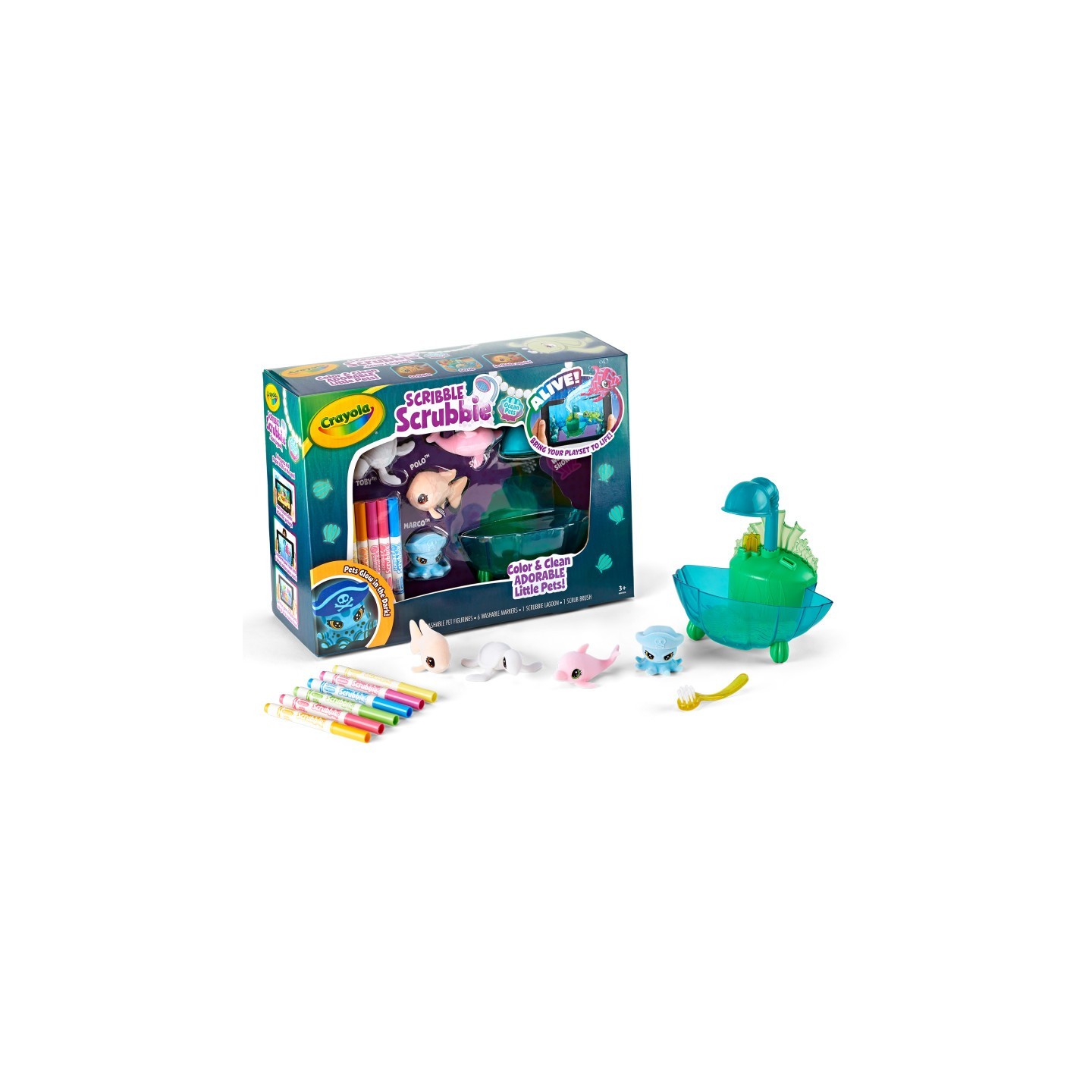 Crayola® Scribble Scrubbie Ocean Pets Glow Lagoon