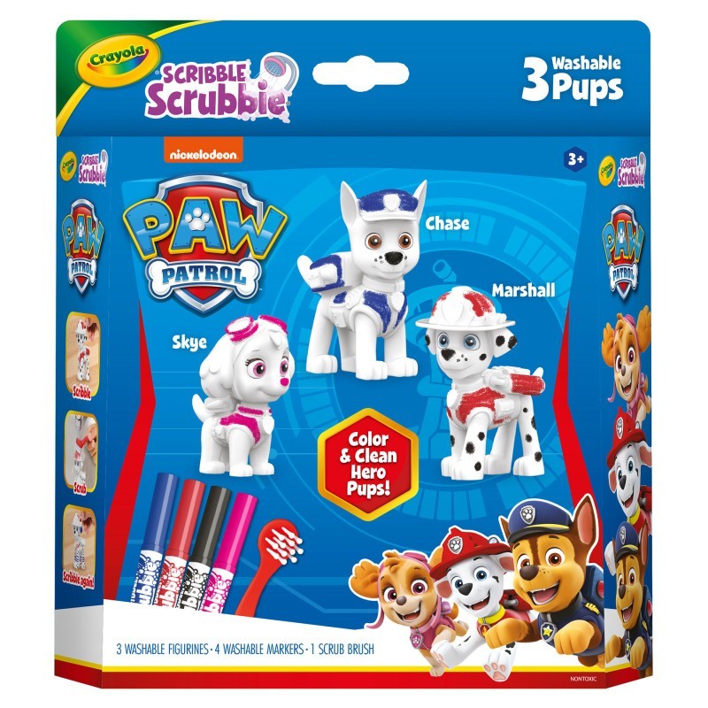 Crayola® Scribble Scrubbie Paw Patrol, 3 Count