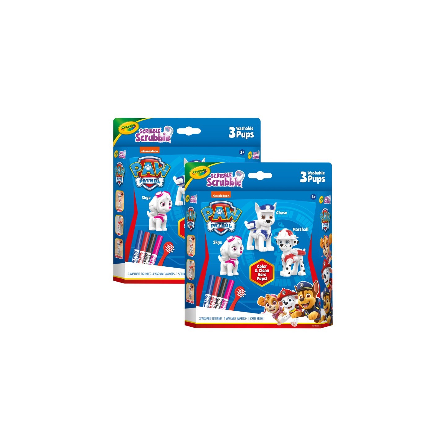Crayola® Scribble Scrubbie Paw Patrol, 3 Per Set, 2 Sets