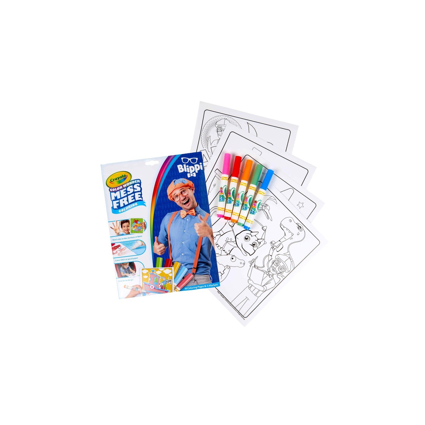 Crayola® Color Wonder® Coloring Pad & Markers, Blippi