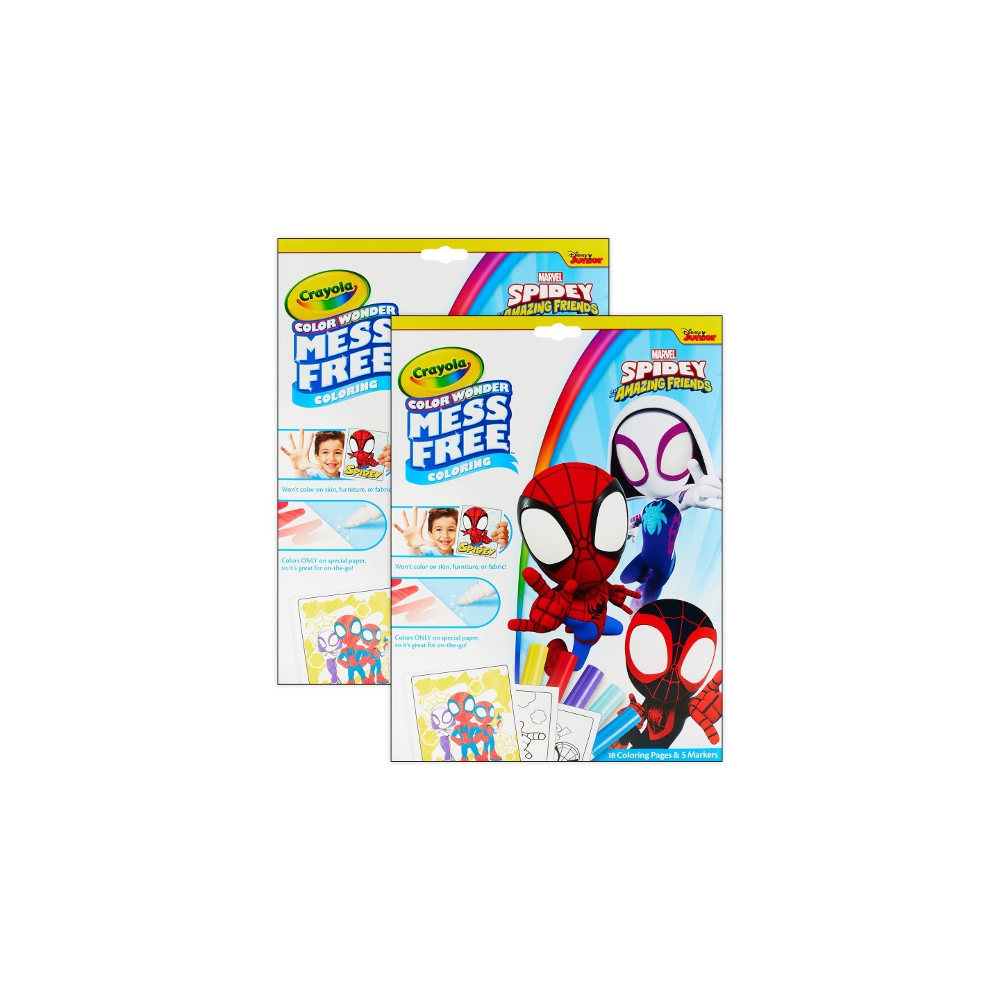 Crayola® Color Wonder® Coloring Pad & Markers, Spidey and His Amazing Friends, 2 Sets