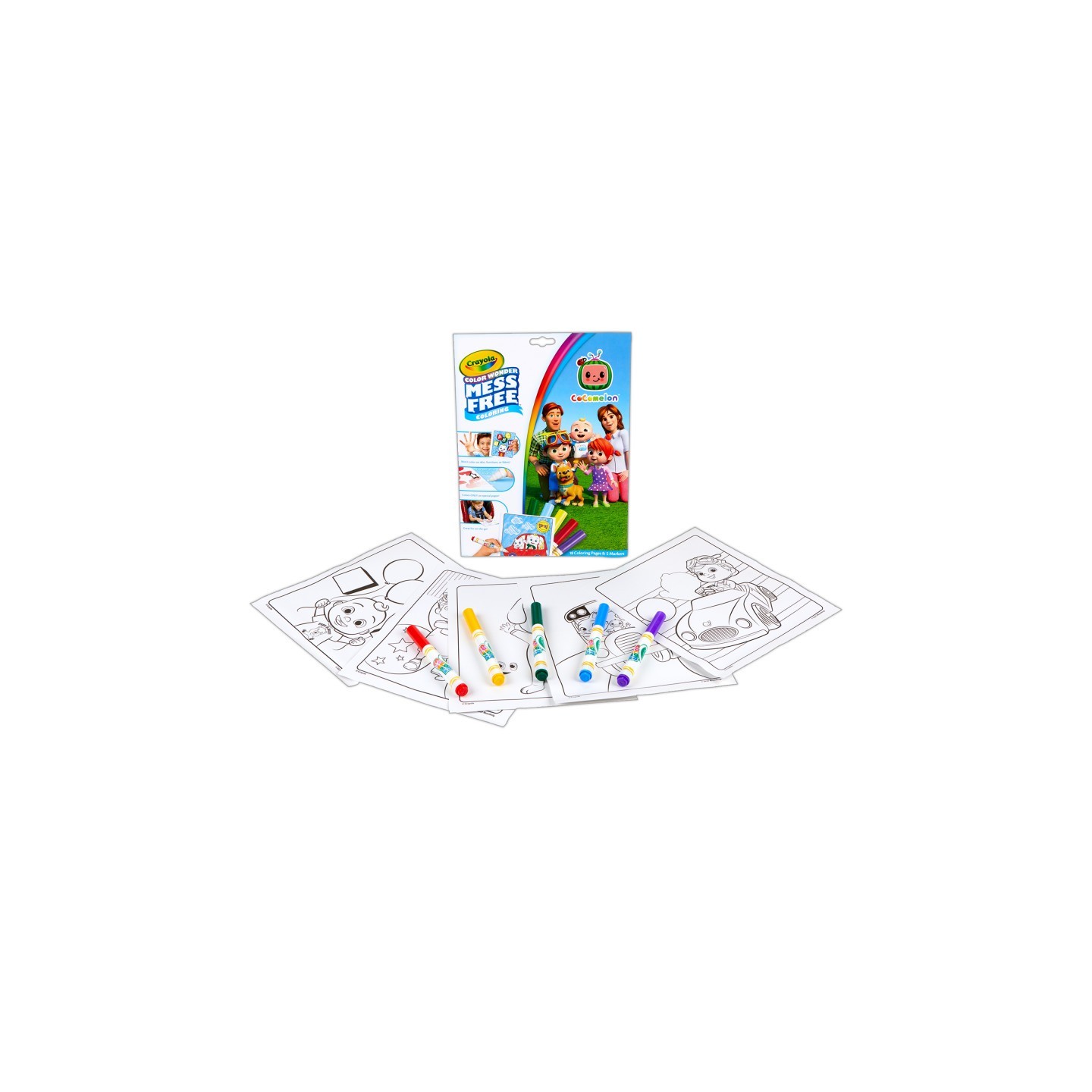 Crayola® Color Wonder® Coloring Pad & Markers, Cocomelon
