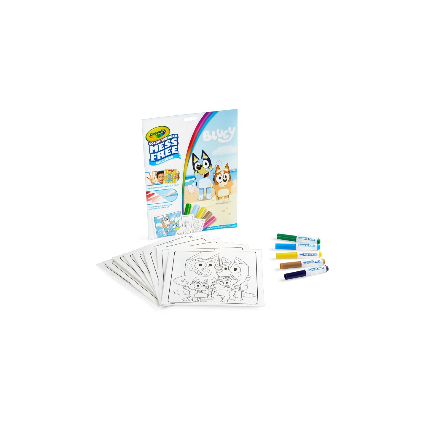 Crayola® Color Wonder® Coloring Pad & Markers, Bluey