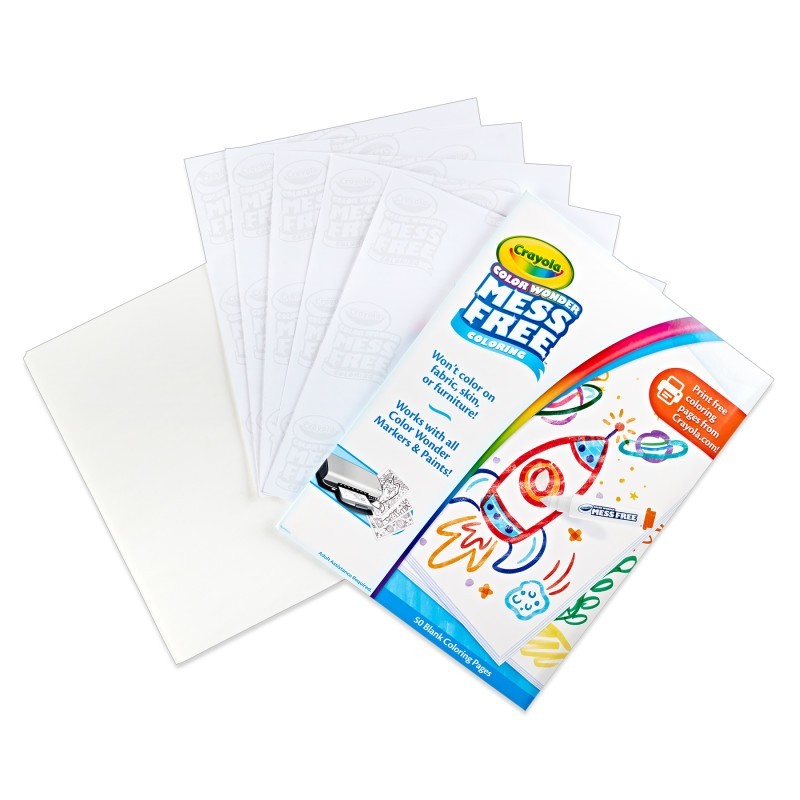 Crayola® Color Wonder® 50 Blank Coloring Pages
